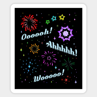 Fireworks Ooh and Ahh - Color Ed. Sticker